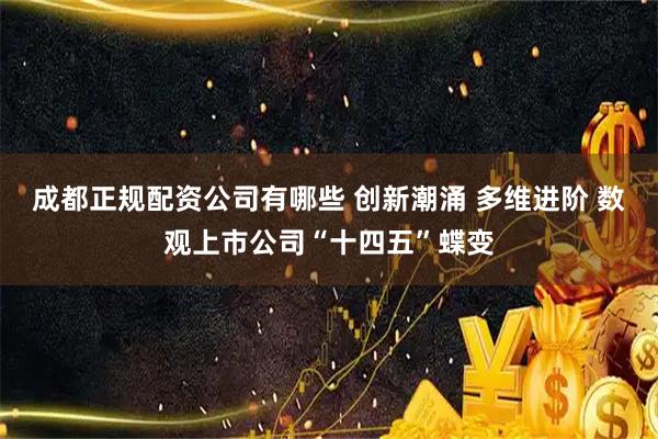 成都正规配资公司有哪些 创新潮涌 多维进阶 数观上市公司“十四五”蝶变